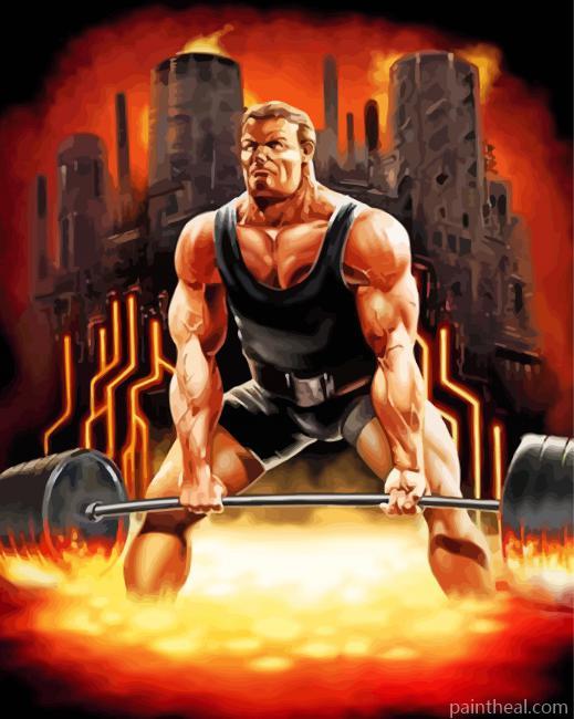 Powerlifting Painting By Numbers Kits