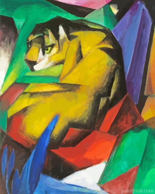 Franz Marc The Tiger Painting By Numbers Kits