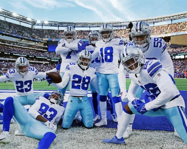 Dallas Cowboys Painting By Numbers Kits