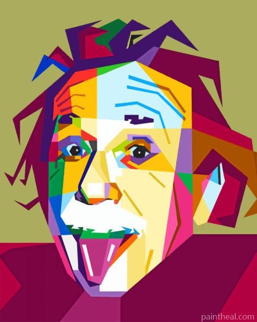 Einstein Pop Art Painting By Numbers Kits