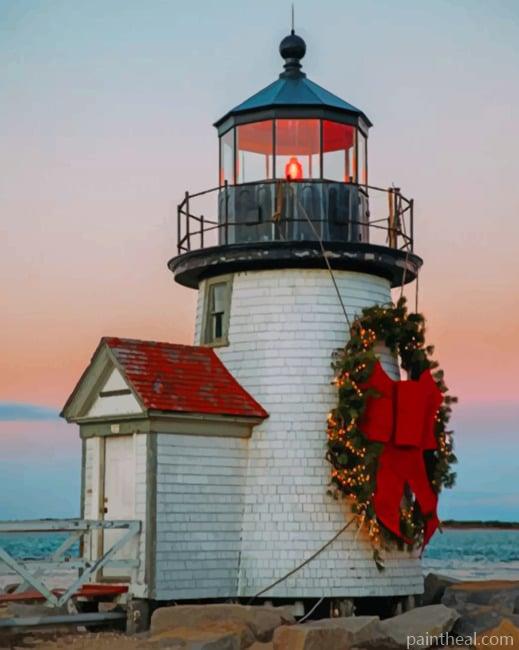 Christmas Lighthouse NEW Painting By Numbers Kits