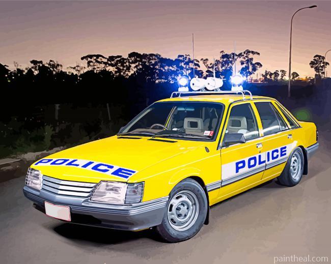Yellow Vk Holden Painting By Numbers Kits
