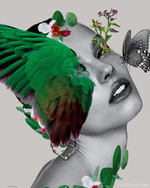 Aesthetic Butterfly Girl NEW Painting By Numbers Kits