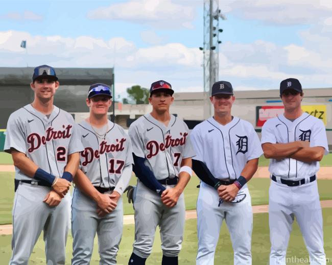 Detroit Tigers Painting By Numbers Kits