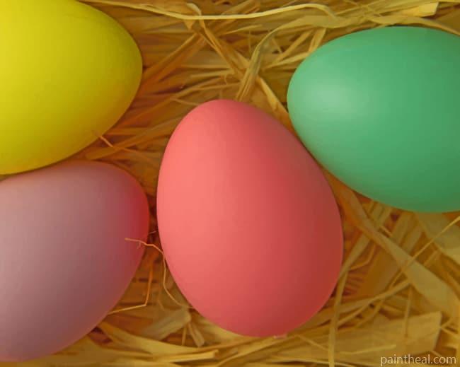Colourful Easter Eggs Painting By Numbers Kits