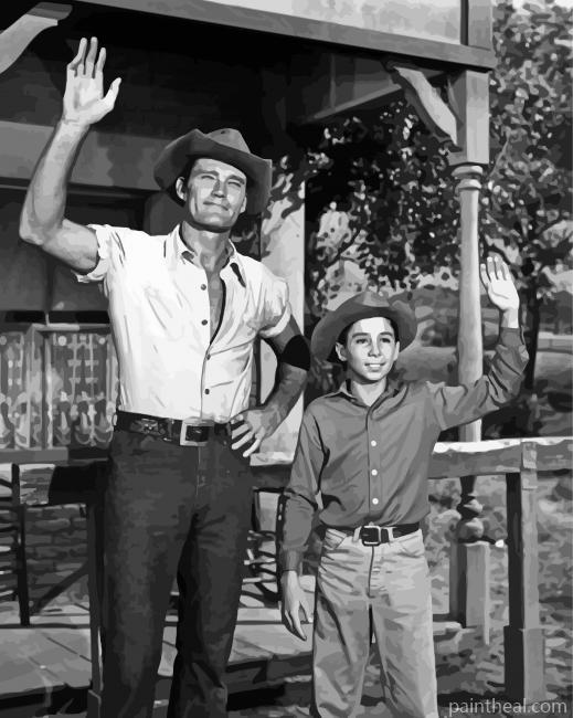 Chuck Connors American Character Painting By Numbers Kits