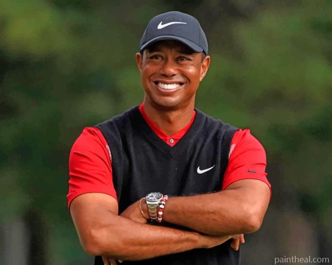 Tiger Woods Player Painting By Numbers Kits