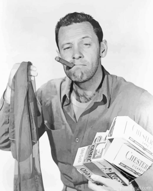 Black And White William Holden Painting By Numbers Kits