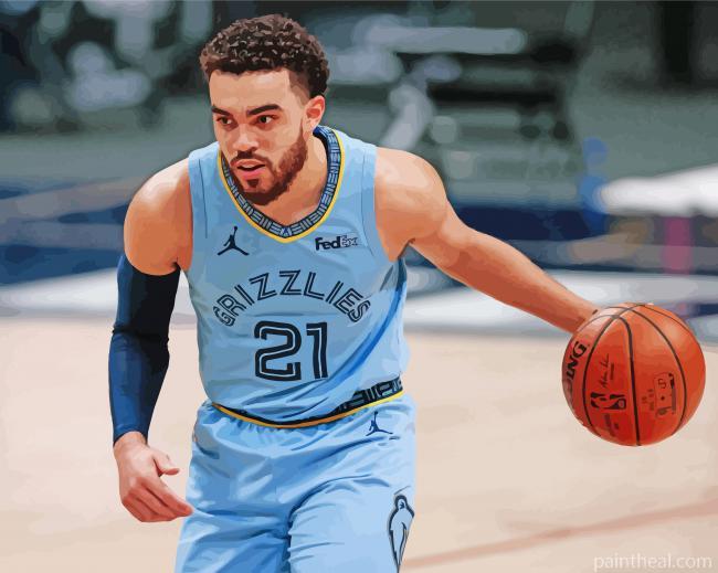 Memphis Grizzlies Player Painting By Numbers Kits