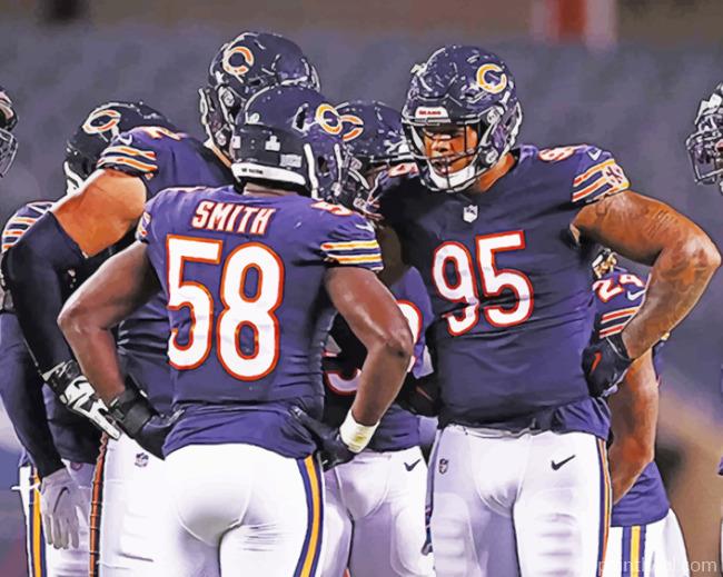 Chicago Bears Defense Painting By Numbers Kits
