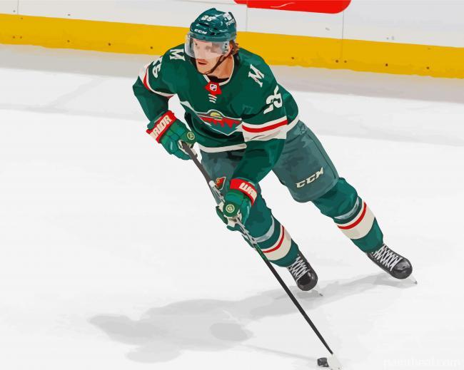 Minnesota Wild Player Sport Painting By Numbers Kits