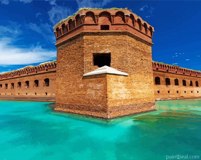 Dry Tortugas Building Painting By Numbers Kits