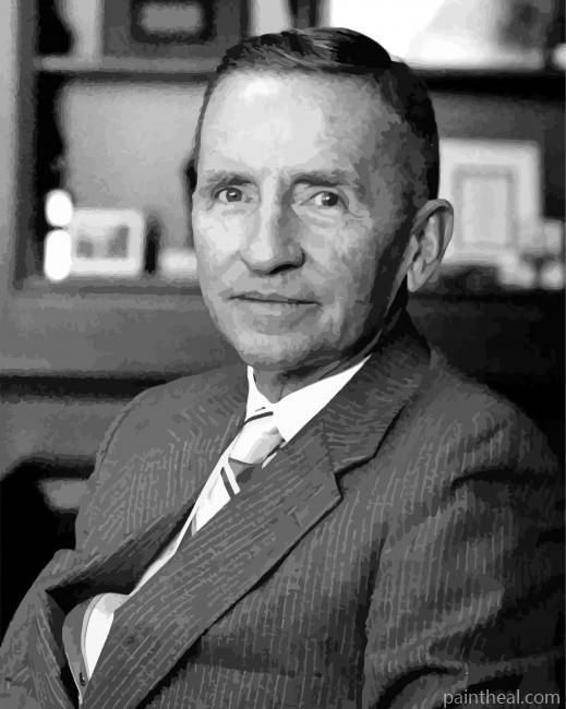 Black And White Ross Perot Painting By Numbers Kits