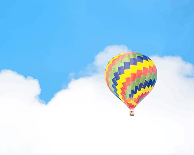 Colorful Air Balloon Painting By Numbers Kits