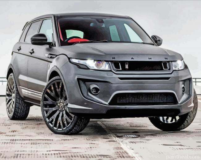 Black Landrover Painting By Numbers Kits