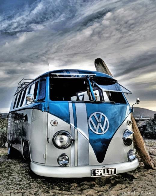 Old Volkswagen Combi Painting By Numbers Kits