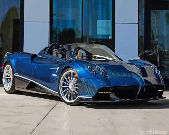 Pagani Huayra Painting By Numbers Kits