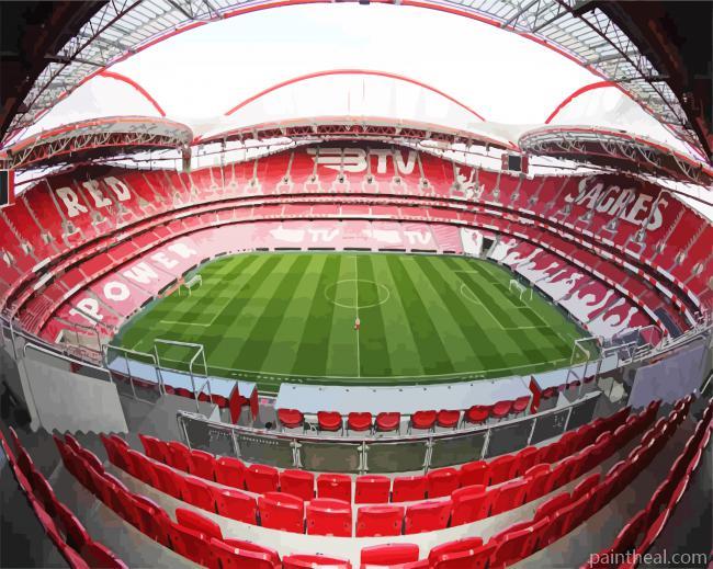 Benfica Estadio Da Luz Painting By Numbers Kits