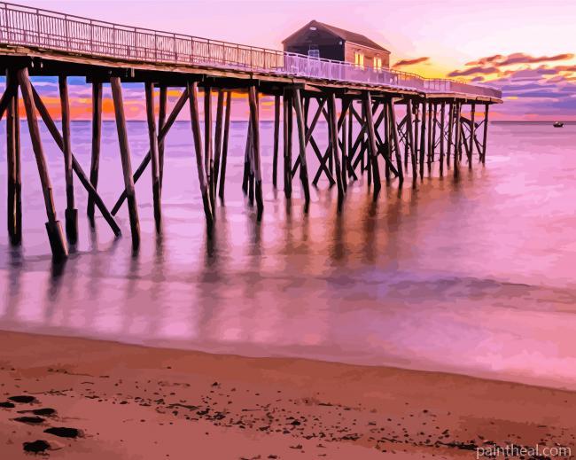 Belmar New Jersey Beach Painting By Numbers Kits