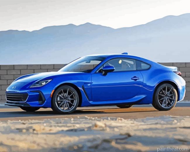Blue Coches Deportivos Painting By Numbers Kits