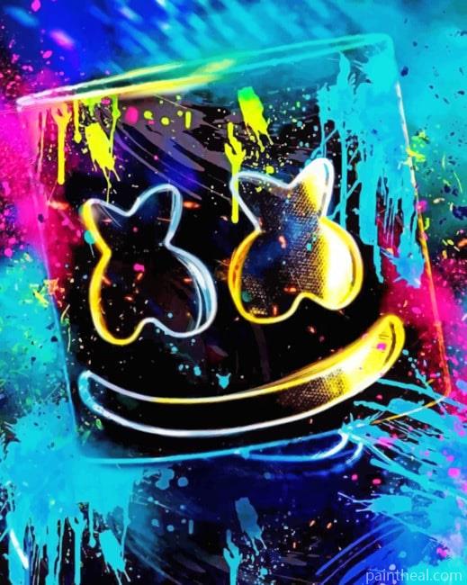 Colorful Marshmallow Painting By Numbers Kits