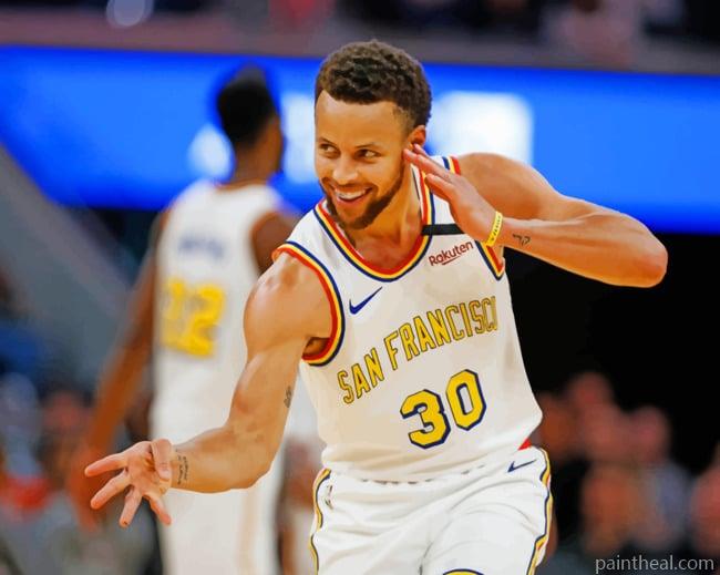 Stephen Curry Dancing Painting By Numbers Kits