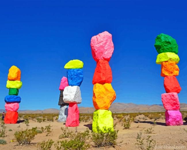 Nevada Colorful Rocks Painting By Numbers Kits