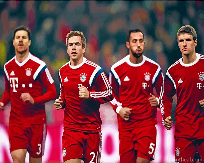 FC Bayern Munchen Players Painting By Numbers Kits