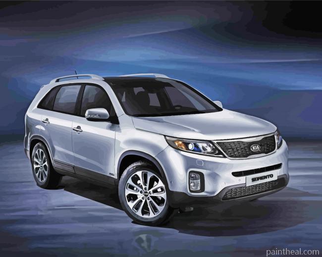 Kia Sorento Car -Paint By Numbers Painting By Numbers Kits