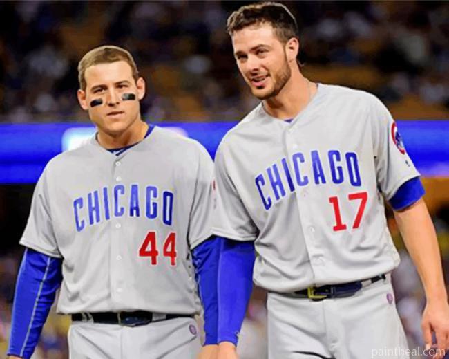 Anthony Rizzo And Kris Bryant Painting By Numbers Kits
