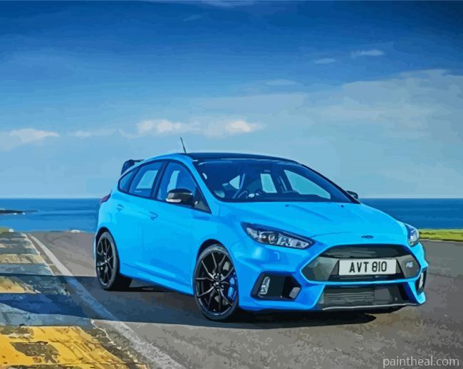 Blue Ford Painting By Numbers Kits