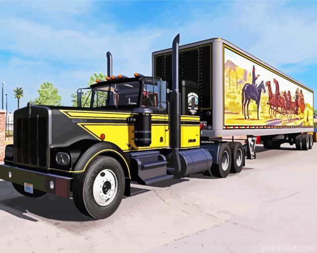 The Amazing Bandit Truck Painting By Numbers Kits