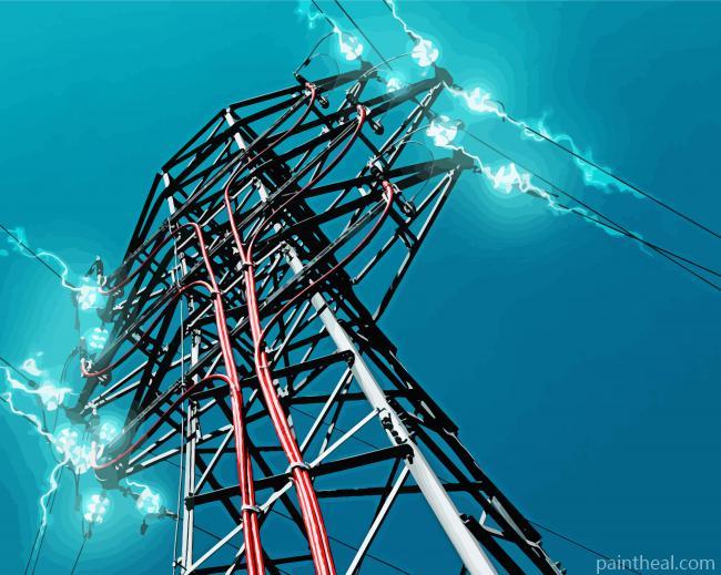Electrical Powerline Painting By Numbers Kits