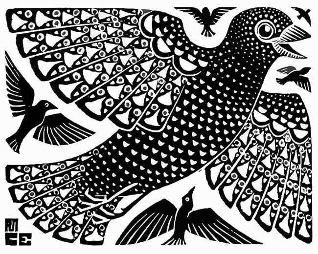 Escher Bird Painting By Numbers Kits