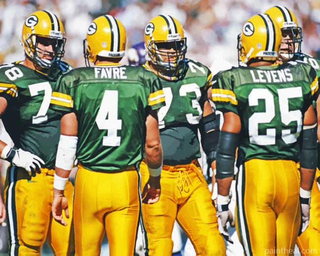 Green Bay Packers Players Painting By Numbers Kits