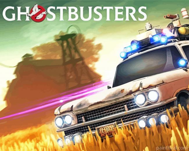 Aesthetic Ecto 1 Car Painting By Numbers Kits