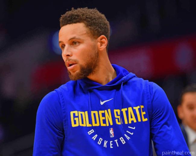 Stephen Curry Golden State Warriors Painting By Numbers Kits