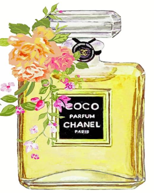 Coco Chanel Perfume Painting By Numbers Kits