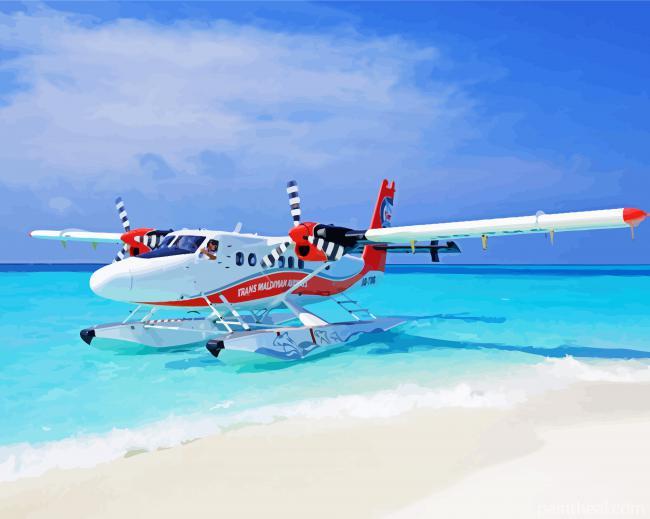 Aircraft Twin Otter Painting By Numbers Kits
