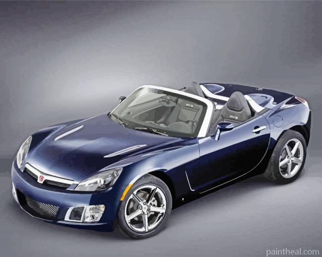 Black Saturn Sky Painting By Numbers Kits