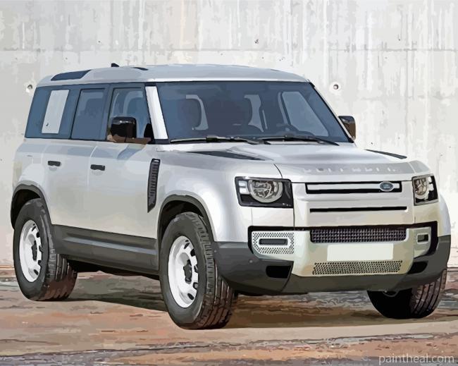 Grey Landrover Painting By Numbers Kits