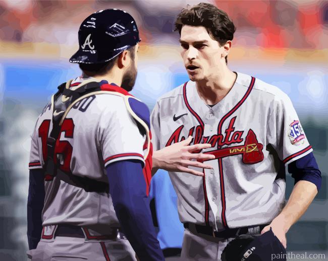 Aesthetics Players Of Atlanta Braves Painting By Numbers Kits