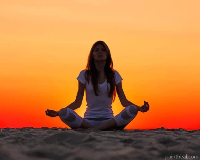 Yoga Sunrise Painting By Numbers Kits