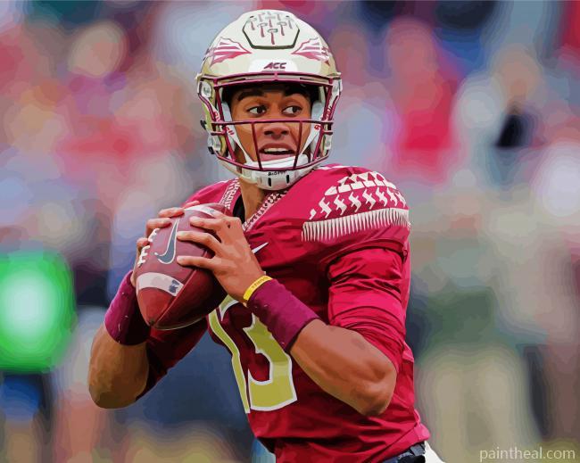 FSU Team Player Painting By Numbers Kits
