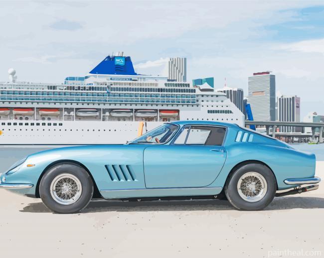 Classy 66 Ferari Painting By Numbers Kits