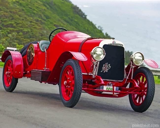 Classic Alfa Romeo G1 Car Painting By Numbers Kits