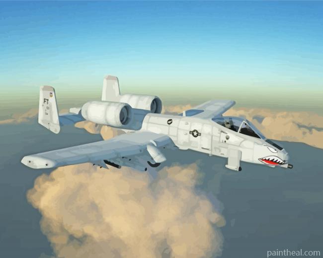Fairchild Republic A-10 Painting By Numbers Kits