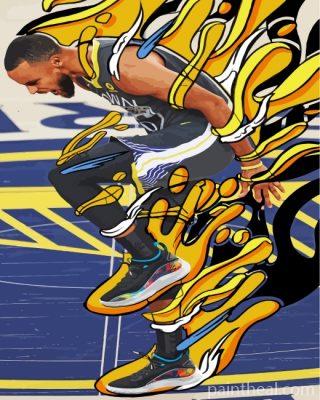 Golden State Warriors Stephen Painting By Numbers Kits