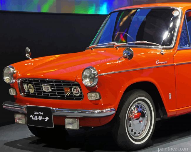 Orange Daihatsu Painting By Numbers Kits