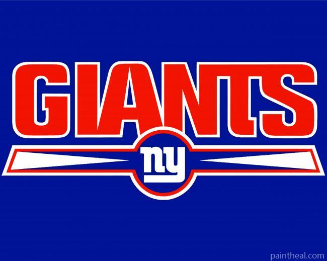 New York Giants American Football Team Painting By Numbers Kits